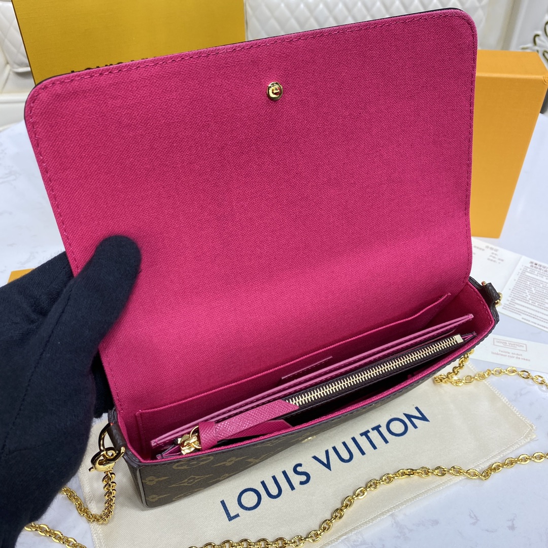 Louis Vuitton FELICIE POCHETTE Handbag Monogram M80859 